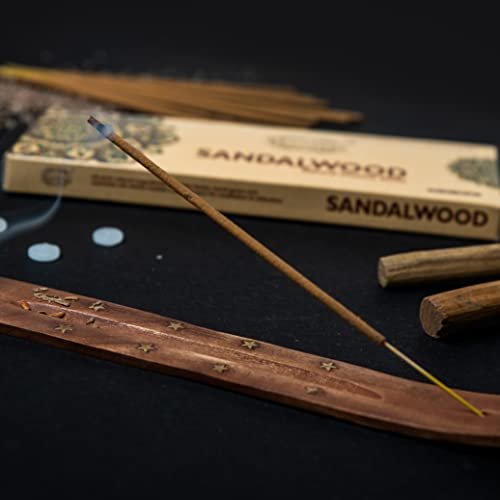 Raajsee Sandalwood Incense Sticks 100 Gm Pack-100% Pure Organic Natural Hand Rolled Free From Chemicals-For Church,Aroma Therapy,Relaxation,Meditation & Sensual Therapy thumb #8