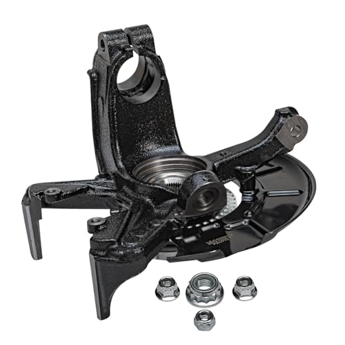 Image of Detroit Axle - Front Right Steering Knuckle and Wheel Hub Bearing CV Axle Assembly Replacement for Jetta Volkswagen Beetle Golf