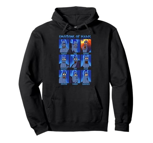 Paneles Emotions of Hades de los villanos de Disney Sudadera con