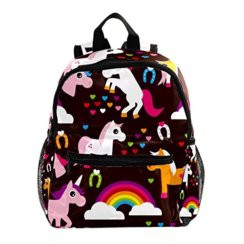 Sac à dos licorne magique et floral - Idée cadeau mignon pour enfant