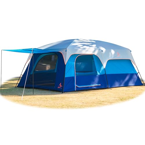 KTT Extra Large Tent 14 Person,Family Cabin Tents,2 Rooms...