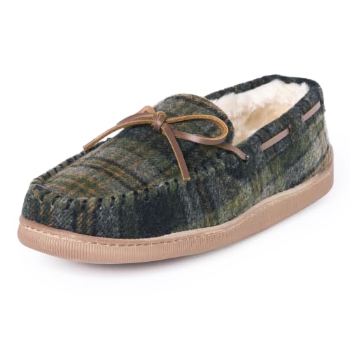 Image of Minnetonka Men's Pile Lined Hardsole Slipper | Casual Slippers