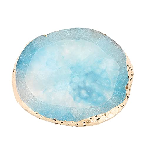 Paleta de Arte de uñas de Harz con un Borde Dorado para la manicura y la Herramienta de Bricolaje