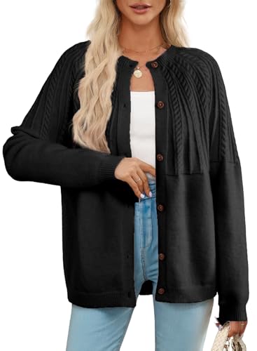 Image of Dokotoo Cardigan Sweaters for Women 2026 Fall Outfits Long Sleeve Sweaters