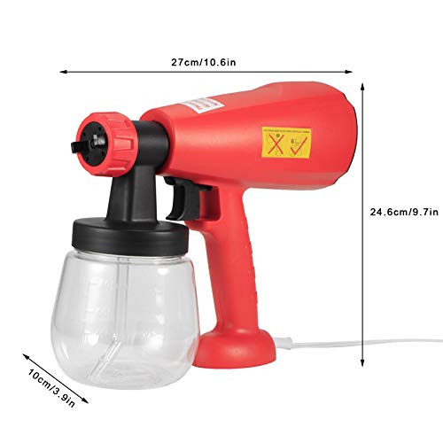 Sproeifles, afneembare watersproeier, 800 ml handheld voor thuisauto, glas, (Europese standaard 220 V) - Image 7