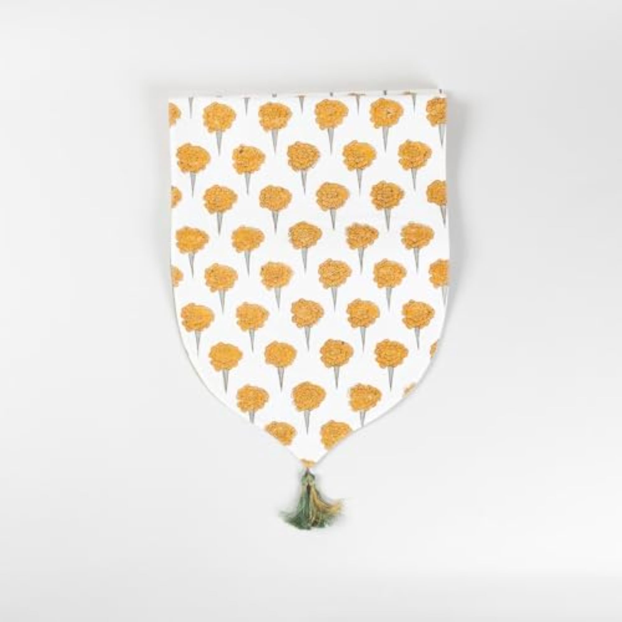 Marigold Buta Hand Block Printed Table Runner