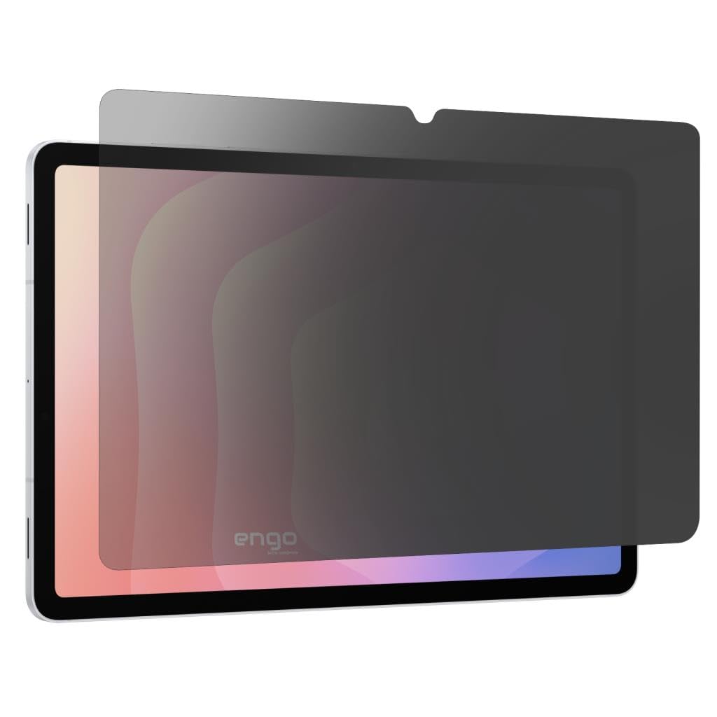 Engo Samsung Galaxy Tab S11 Hayalet Ekran Koruyucu 9H Temperli Nano Esnek Cam, Gizlilik (Privacy) Korumalı Anti-Spy Yandan Görünmeyen 11 İnç Sm-X730