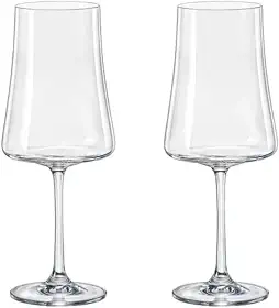 Kit 2 Taça de Cristal para Vinho Bohemia 560ml - XTRA NDI