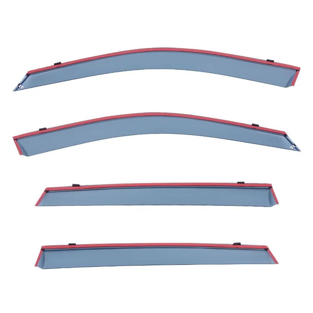Deflectores Viento Deflectores Aire Protector contra La Lluvia Techo Parasol Visera Ventilación Alerón Refugios Toldos para KAMIQ 2018-2025 Accesorios De Ventana