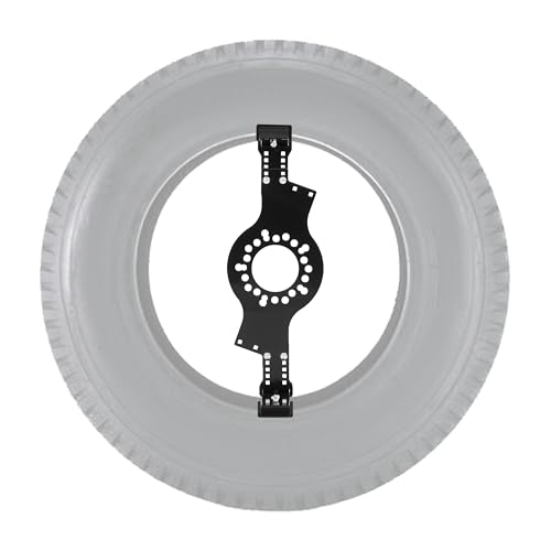 Gelacie Wheel Fitment Tool Simulator Fit 14 to 20 in Wheel Diameters and 7 to 10 in Wheel Widths, 5-Lug Metric Wheel Bolt Pattern Size Measuring Mockup Tool