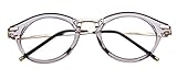 GAMT Round Hipster Glasses Clear Full Frame Eyeglasses for Men and Women
