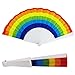 marcello onorato cimmino 12 Ventagli Matrimonio Ventagli Arcobaleno Ventagli Pieghevoli Colorati per Cerimonie e Feste 081 Store