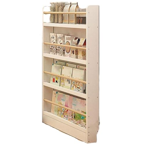 Librerías de madera maciza infantiles para colgar cuentos en cuartos de juego pequeños 2