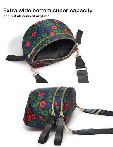 Image of FEIBOON Spacious Nylon Crossbody Bag Bum Bag Handbags Wallets Purses Trendy Shoulder Bag for Women