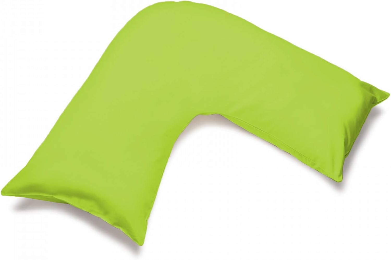 MH Traders Soft Support V pillows Lime Green Orthopedic Support Pillow for Neck, Back & Shoulder Maternity & Pregnancy Pillow V Pillow with Microfiber Filling & Machine Washable — image 1