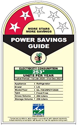 Image of LG 284 L 2 Star Inverter Frost-Free Double Door Refrigerator (GL-T302RPZY, Shiny Steel)