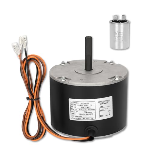Moteur de ventilateur à condensateur 1/5 HP pour réparer un climatiseur en panne