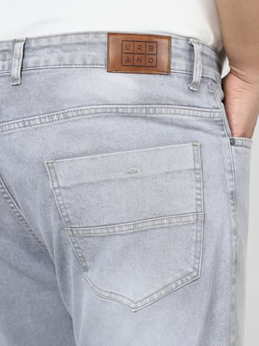 Image of Urbano Plus Men's Straight Fit Mid Rise Jeans