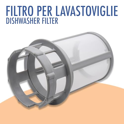 GIANTO Set mit Innenfilter und Außenfilter, kompatibel mit Indesit Ariston Hotpoint Whirlpool Scholtes (C00256572 + C00256571) für Spülmaschinen-Ablauf, verstärktes Ersatzteil