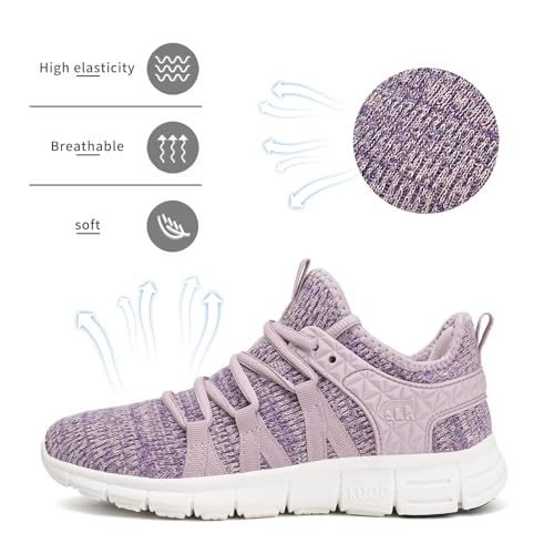 Image of INZCOU Running Shoes Lightweight Tennis Shoes Non Slip Gym Workout Shoes Breathable Mesh Walking Sneakers
