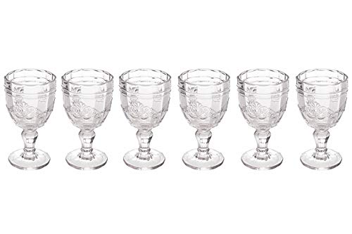 Villa D'Este Home Tivoli 2191709 Syrah Weinkelch Aus Glas, Mehrfarbig