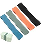 Kichvoe 4pcs Lunch Box Strap - Elastic Bento Straps - Stationary Organizer Fixing Bands Travel Fo...