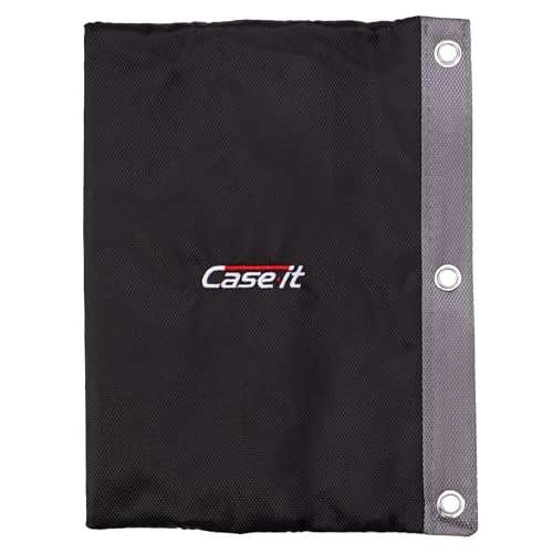Image of Case-it Tri-Zip Pencil Case | 6-Pack | 5 Colors | PLP-180-C Assorted Colors