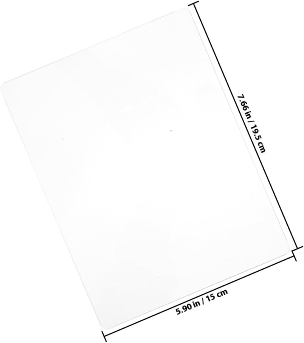 ABOOFAN Embossing Acrylic Plate and 5mm Carbon Steel Die Cutting Pad for DIY Scrapbooking, Replacement Mat Accessory for Hand Crank Embossing Machine Crafting