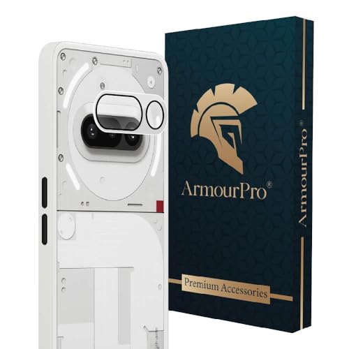 Image of ArmourPro Premium Camera Lens Protection Compatible with Nothing 3A (6.77 Inches) With Edge To Edge Full Camera Screen Coverage | Transparent, Pack of 1