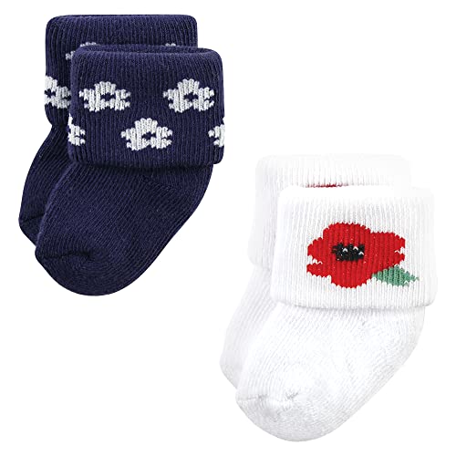 Image of Hudson Baby Baby 8-pack Cotton Rich Newborn and Terry Socks