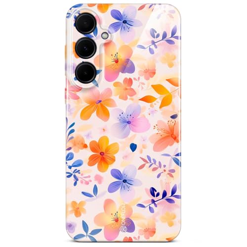 Coque rigide Samsung Galaxy A35 5G fleurie idéale pour sublimer vos tenues