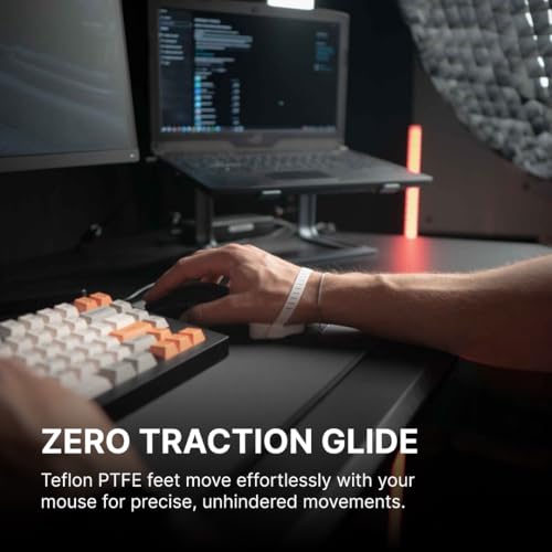 Image of DELTAHUB Carpio G2.0 - Right-Handed Truly Ergonomic Gaming Wrist Rest for Mouse, Gamer Approved, Pain Relief, Anti-Fatigue, Computer, Laptop, Esports, Silicone Strap, Easy Glide (Small, Right, Black)