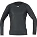 GORE Wear Camiseta interior cortavientos de hombre, M, Negro, 100323