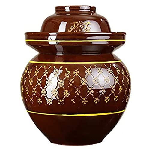 Tarro de fermentación para kimchi casero y conservas de gres 2