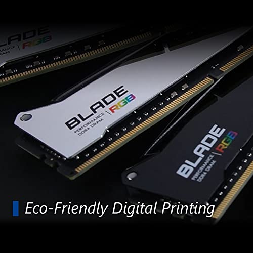 OLOy DDR4 RAM 16GB (2x8GB) Blade Aura Sync RGB 4266 MHz CL18 1.5V 288-Pin Desktop Gaming UDIMM (MD4U0842180BRADE)