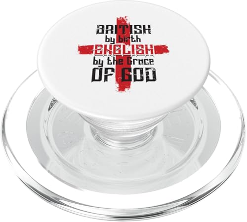 British Birth English The Grace of GOD St George England PopSockets PopGrip for MagSafe