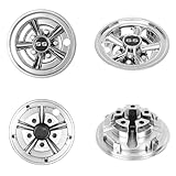 Les enjoliveurs de roue de golf sont en métal, les enjoliveurs lumineux donnent à votre voiturette de golf un nouveau look