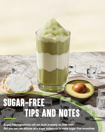 INOVIVA Slushie Machine for Home, No Ice Needed, 68oz Professional Drink & Slushy Machine with FlashChill Technology, Quiet Operation, LED Display, Frozen Margaritas, Frappés, Milkshake, and More