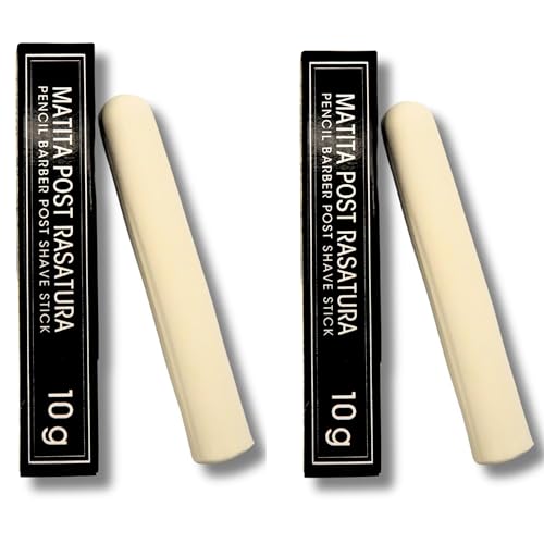 Lápiz hemostático The Barber – Stick cicatrizante post-afeitado, astringente, para hombre, tamaño portátil de 10 g (dos unidades)