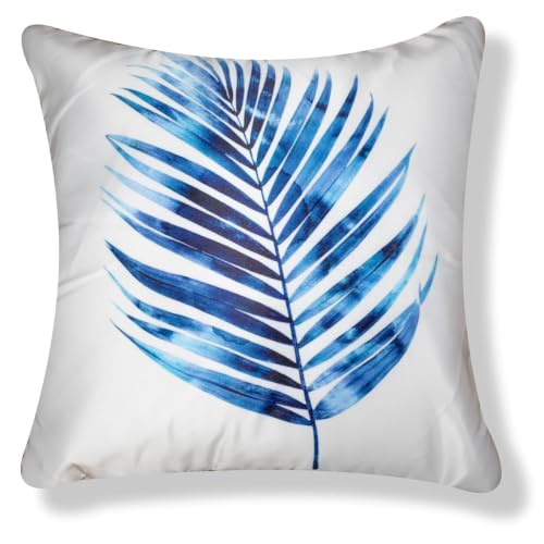 Image of Decorative Satin Sofa Cushion Covers Set of 5, 16 x 16 Inches, Multicolor Floral Printed Pillow Covers for Living Room, Bedroom, Couch & Sofa, Soft Glossy Fabric, Zipper Closure