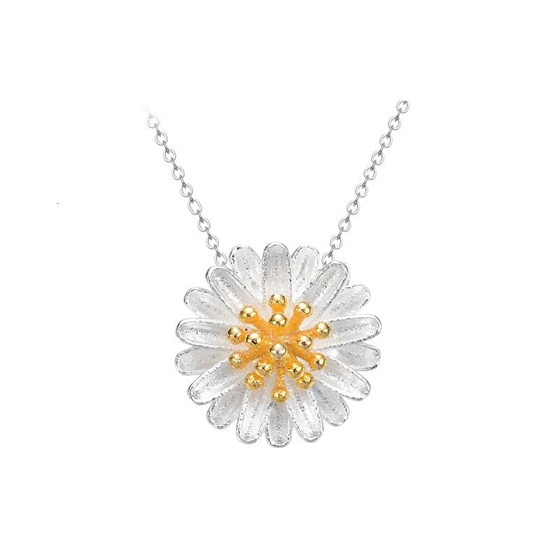 Collier marguerite KELIEQA avec pendentif fleur élégant pour femme