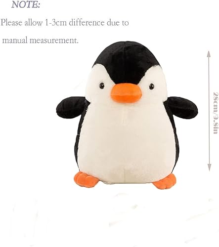 Miniatura 5 de CHELEI2019 Almohada de peluche de pingüino de 11 pulgadas, diseño de pingüino bebé, regalo para niños