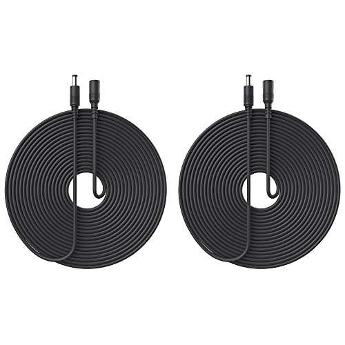 قیمت و خرید ZOSI 2pack 12ft Power Extension Cable، 2.1mm x 5.5mm DC 12 Volt Female to Female