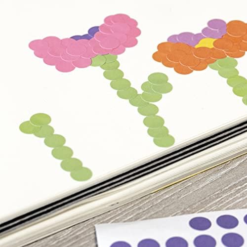 Ashton and Wright - 880 Easy Peel Colour Coding Labels - 8mm Dot Stickers - Pastel