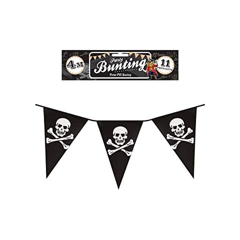 2 Packs of Pirate Bunting with 11 Pennants Cover
