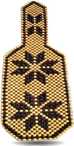 NTEK Natural Car Seat Beads Front, car seat beads Beaded Car Seat Cover Massaging Cool Cushion Makes Driving More Bearable And Less Painful On Long Trips (FLOWER)