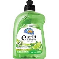 Green Tea and Lime Concentrate Dishwashing Liquid 500 ml, Earth Choice
