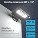 Lightdot 2Pack 70W LED Flood Light Outdoor with Knuckle, 120V【Driver Equipped, 5 Years】 IP65 Waterproof 10500LM, 5000K Daylight [Eqv. to 400W HPS/WH] -Brown