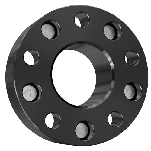 EVERESTWAY 5x5 Wheel Spacers 5x127mm, 2\" Thickness 5 Lug 71.5mm Hub Bore,1/2\" x20 Studs Compatible with 2007-2018 Jeep Wrangler JK/2006-2010 Commander XK Grand Cherokee WK 4PCS(Black) - Thumbnail 5