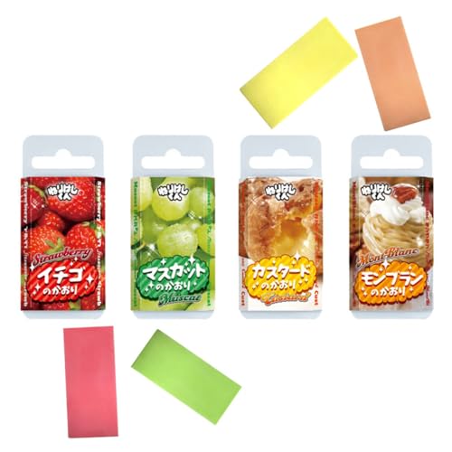 香り付き ねりけし 4個セット 練り消し ねんど 掃除